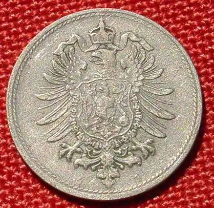 () Deutsches Reich. 10 Pfennig 1875-G. Kaiserreich. J.4, noch recht gut erhalten, oder ?