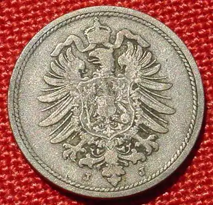 (1044120) Deutsches Reich. 10 Pfennig 1875-J. Kaiserreich. J.4