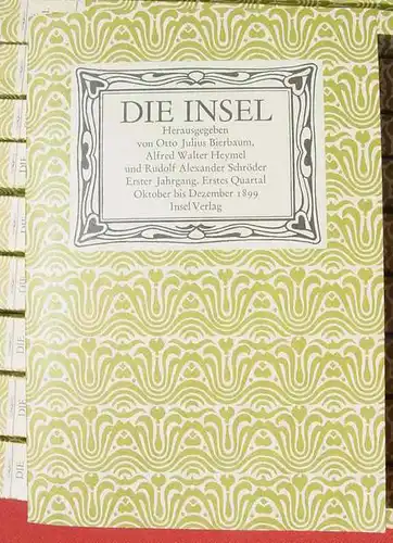 () Insel Taschenbuch 578 in 12 Baenden "Die Insel" Faksimileausgaben