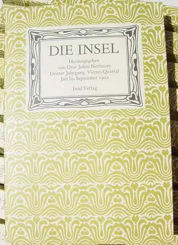 () Insel Taschenbuch 578 in 12 Baenden "Die Insel" Faksimileausgaben