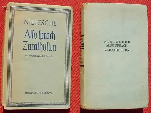 (1012697) Nietzsche "Also sprach Zarathustra" 426 S., Kroener Verlag, Leipzig 1941
