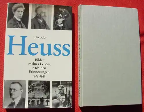 (1012706) Theodor Heuss "Bilder meines Lebens". Erinnerungen 1905-1933. 1964 Wunderlich Verlag, Tuebingen