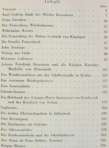 () Brautlacht "Der Pitaval" Kriminalberichte. 290 S., Meisners Verlag, Schloss Bleckede a. d. Elbe