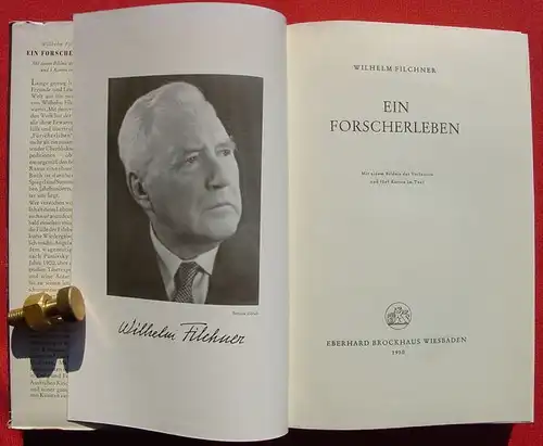 (1012764) Filchner "Ein Forscherleben". 392 S., Brockhaus-Verlag, Wiesbaden 1950. Sehr guter Zustand