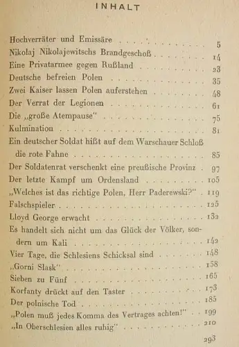 () Czech-Jochberg "Im Osten Feuer" (ueber Russland, Polen, Schlesien, u.a. ...). 1931 Grethlein-Verlag, Leipzig