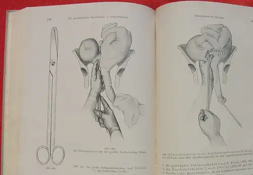 () Martius "Die geburtshilflichen Operationen" Mit Bildern. 286 S., Thieme-Verlag, Wiesbaden 1946