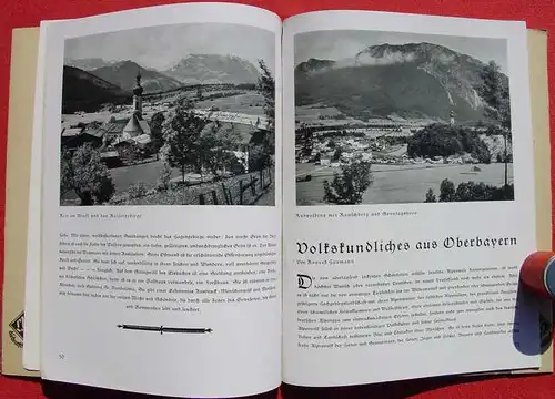 () "Oberbayern und das Allgaeu". Neumann, Muenchen. Simon Verlag, Berlin 1930-er Jahre