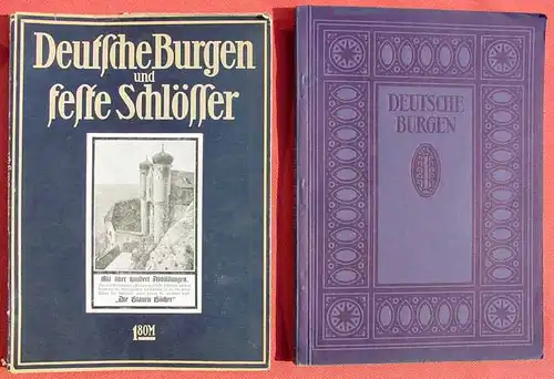 (1013499) "Deutsche Burgen und feste Schloesser". Bildband, um 1918 ? Langewiesche-Verlag, Koenigstein