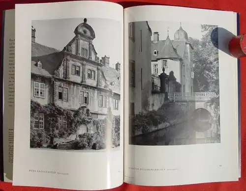 () "Deutsche Wasserburgen" Foto-Bildband. Die Blauen Buecher. 96 S., Langewiesche, Koenigstein i. Taunus 1957