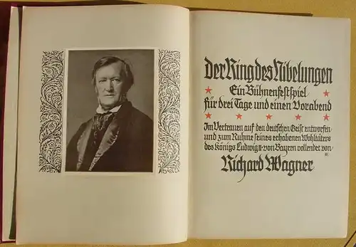 () Richard Wagner "Die Walkuere" Text und Noten. 206 S., Schott-s Soehne, Mainz (1920er Jahre ?)