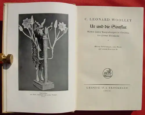 (1013608) Woolley "Ur und die Sintflut". Ausgrabungen in Chaldaea. Brockhaus-Verlag, Leipzig 1930