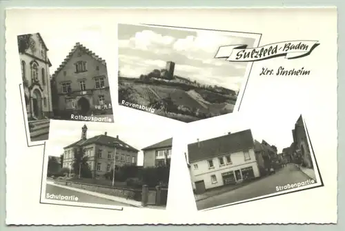 (1039336) Ansichtskarte. Sulzfeld / Baden, Kreis Sinsheim / Elsenz. PLZ 75056. 1950-er bis 1960-er Jahre