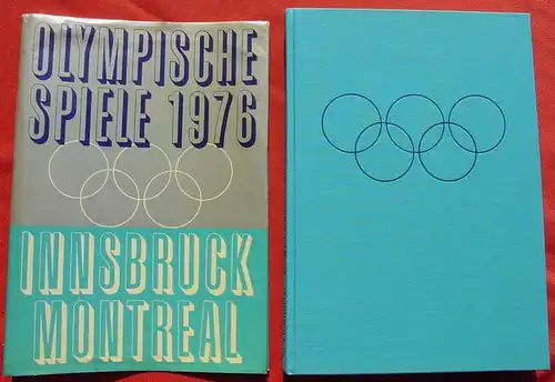 (0270137) "Olympische Spiele 1976. Innsbruck - Montreal". Grossformat. 312 S. Muenchen 1976