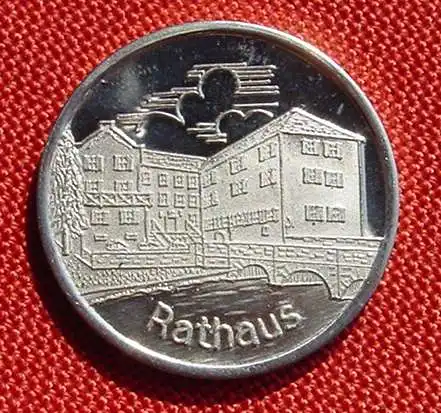(1046351) Heimatbeleg, Angelbachtal 1985, Medaille 30 mm, 8,2 g, Silber ? (nicht magnetisch), siehe bitte Bilder