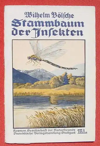 () Boelsche "Stammbaum der Insekten" 92 S.,  Kosmos 1916. Franckh-sche Verlag, Stuttgart