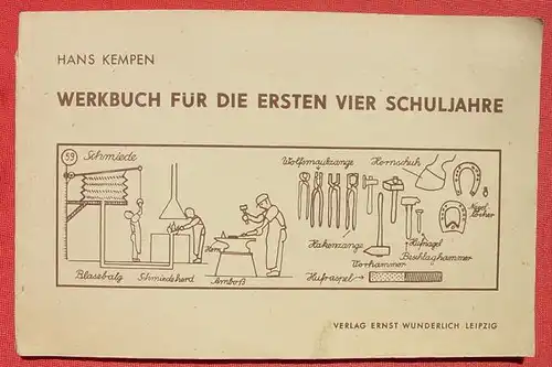 (1009376) "Werkbuch fuer die ersten vier Schuljahre". Bildband. Wunderlich, Leipzig 1947 # Fibel