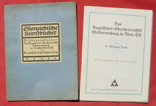 (0210023) "Oesterreichische Kunstbuecher" Das Augustiner-Chorherrenstift Klosterneuburg in Nieder-Oesterreich