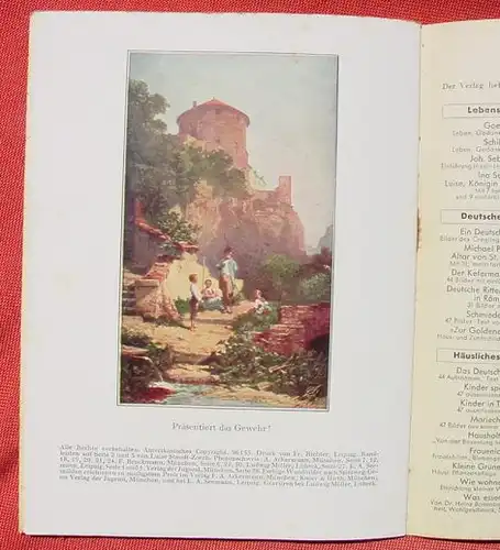 () "Karl Spitzweg" Feldpostausgabe. Verlag Der Eiserne Hammer. Karl Robert Langewiesche in Koenigstein u. Leipzig