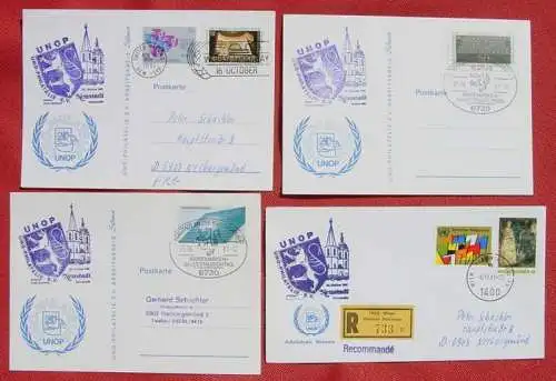 ! Neu : Versandkosten ab Euro 2,00 ()  Heimatbelege 9 x Neustadt a. d. Weinstrasse von 1981. UNOP Südwest. Vereinte Nationen # UNO