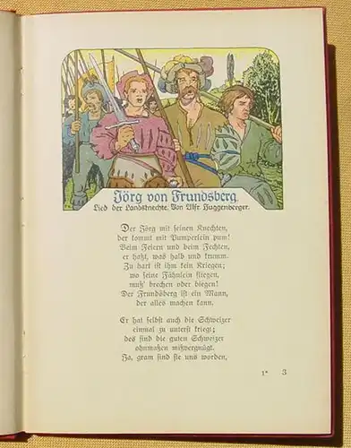 () "Fruehlicht - Wort und Bild fuer die junge Welt" Von Krieg und Kriegsleuten. Ensslin u. Laiblin, Reutlingen 1.-10. T. (um 1917 ?)