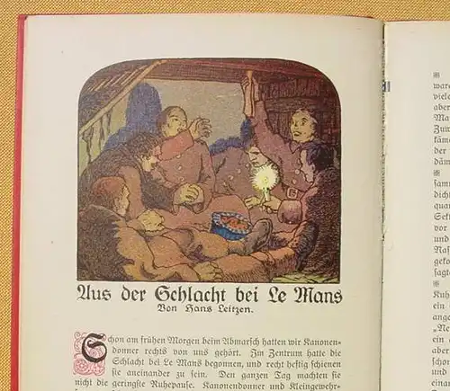 () "Fruehlicht - Wort und Bild fuer die junge Welt" Von Krieg und Kriegsleuten. Ensslin u. Laiblin, Reutlingen 1.-10. T. (um 1917 ?)