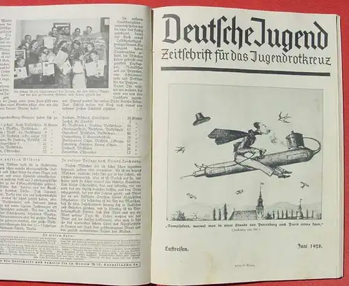 () 'Deutsche Jugend' 1928-29. Monatshefte Jugendrotkreuz. Hg. Deutsche Rotes Kreuz, Berlin