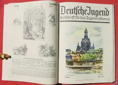 () 'Deutsche Jugend' 1928-29. Monatshefte Jugendrotkreuz. Hg. Deutsche Rotes Kreuz, Berlin