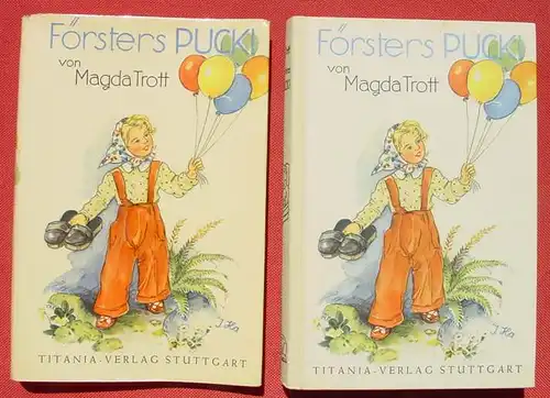 () Pucki-Buch Nr. 1 "Foersters Pucki" Kindererzaehlung v. Magda Trott. Titania, Stuttgart  1960-er Jahre