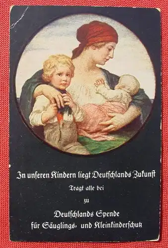 (1045075) Bayern. Ganzsache mit eingedruckter Wertmarke ! Deutschlands Spende Kleinkinderschutz