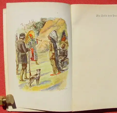 () Woerishoeffer "Die Felle des Trappers" Indianer. 160 S., Franke Verlag, Berlin 1920-er Jahre