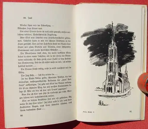 () Lipp "Flucht" Tagebuch des Walter Hentschel. Buecher der Jungen. 88 S., 1939 Loewes Verlag, Stuttgart