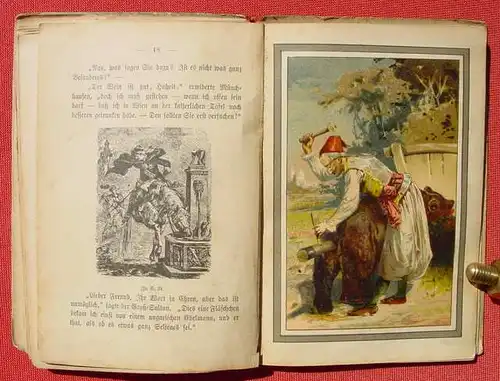 () "Muenchhausens Reisen und Abenteuer" Moser. 80 S., Weise, Stuttgart, um 1900 ? Stark gebraucht