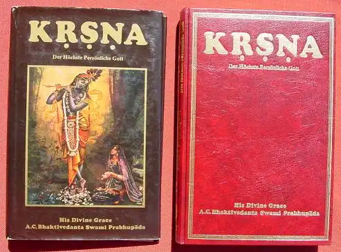 () "KRSNA" Der Hoechste Persoenliche Gott. Zehnte Cantos. 336 S., Mit Farbtafeln. 1974. Buchgewicht ca. 516 Gramm