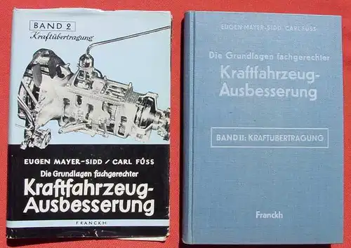 () "Die Grundlagen fachgerechter Kraftfahrzeug-Ausbesserung" 1938. 176 S., 150 Abb., Franckh, Stuttgart