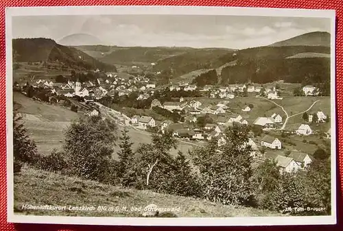 () Lenzkirch. Badischer Schwarzwald. Ansichtskarte 1952. Verlag Brugger