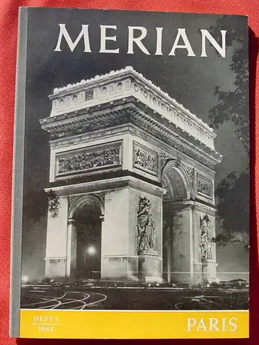 (1039223) Merian-Heft 1954, Nr. 5 : PARIS. 100 Seiten. Sehr guter Zustand