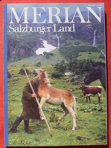 (1039245) Merian-Heft 1985, Nr. 1 : Salzburger Land. 160 Seiten. Sehr guter Zustand