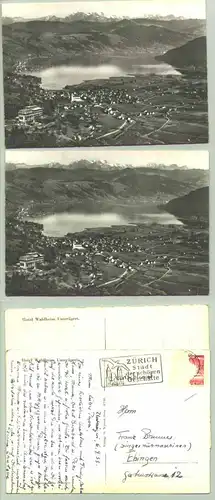 (1020253)  2 x Ansichtskarten Unteraegeri 1953