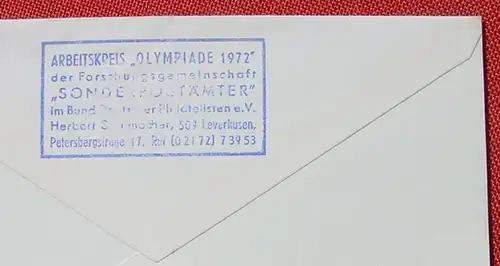 () Kuvert Arbeitskreis Olympiade 1972