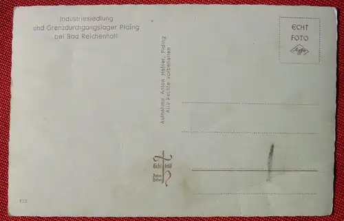 (1045776) Foto-AK Grenzdurchgangslager Piding Bad Reichenhall. Zerknittert, aber keine Risse, siehe bitte Bilder