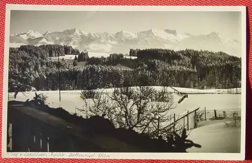 () Bettenried 850 m. Blick v. Landhaus Baechle. Foto Schnellbach, Sonthofen, Allgaeu