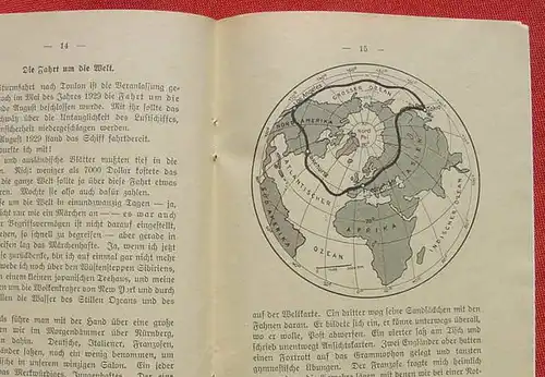 () Auf Weltfahrt mit Graf Zeppelin Von Max Geisenheyner, Zeichnungen v. K. Muehlmeister. (Z. 1-2) Seltenes Serienheft ! nlv-archiv