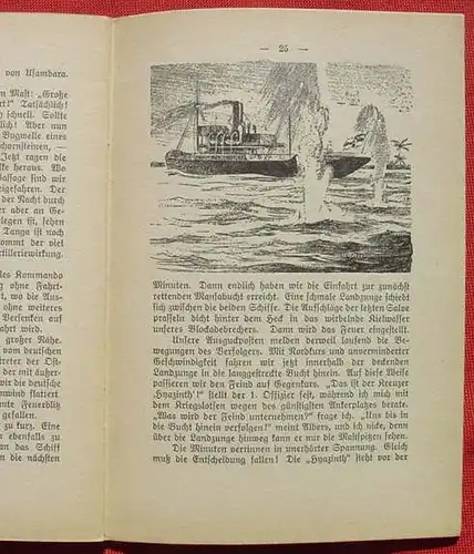 () "Blockadebrecher nach Deutsch-Ostafrika" Von Christiansen, Kolonien, 1. Weltkrieg, (Z. 1-2) nlv-archiv