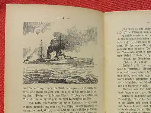 () "Grosskampf unter Deck" Auf Seydlitz in der Skagerrakschlacht.Von Kapitaenleutnant Looks. nlv-archiv