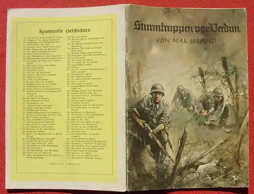 () "Sturmtruppen vor Verdun" (WK II) Von Max Lippold, (Z. 1-2) nlv-archiv