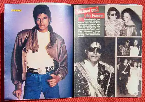 () BRAVO Star-Album. Michael Jackson. 16 Seiten. Format ca. 10,5 x 14 cm