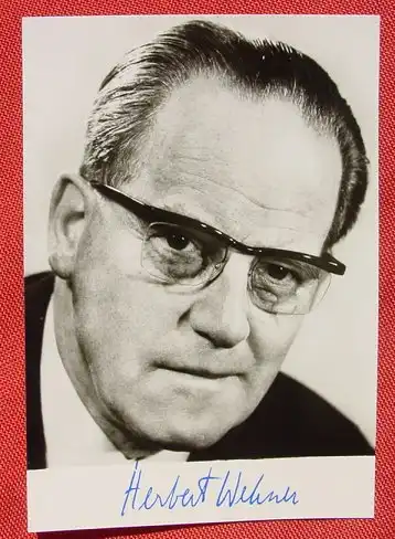 () Herbert Wehner, MdB. Vorsitzender der SPD-Bundestagsfraktion
