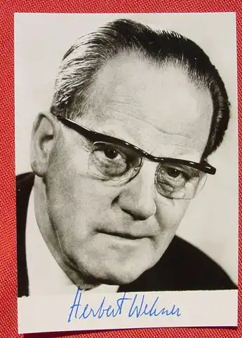 () Herbert Wehner, MdB. Vorsitzender der SPD-Bundestagsfraktion