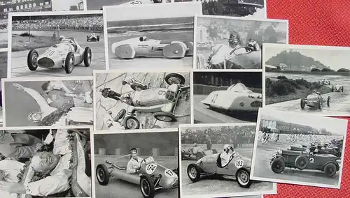 () Autorennsport. 22 x Sammelbilder. Kosmos Zigarettenfabrik Memmingen 1952