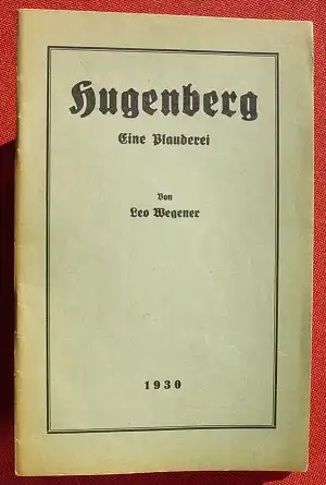 (1011433) "Hugenberg" (Minister unter Hitler) 64 S., 'Eiserne Blaetter' 1930 Solln-Muenchen